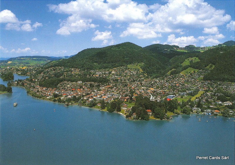 [CP 208790] Postcards 24547 Hünibach (lac de Thoune)