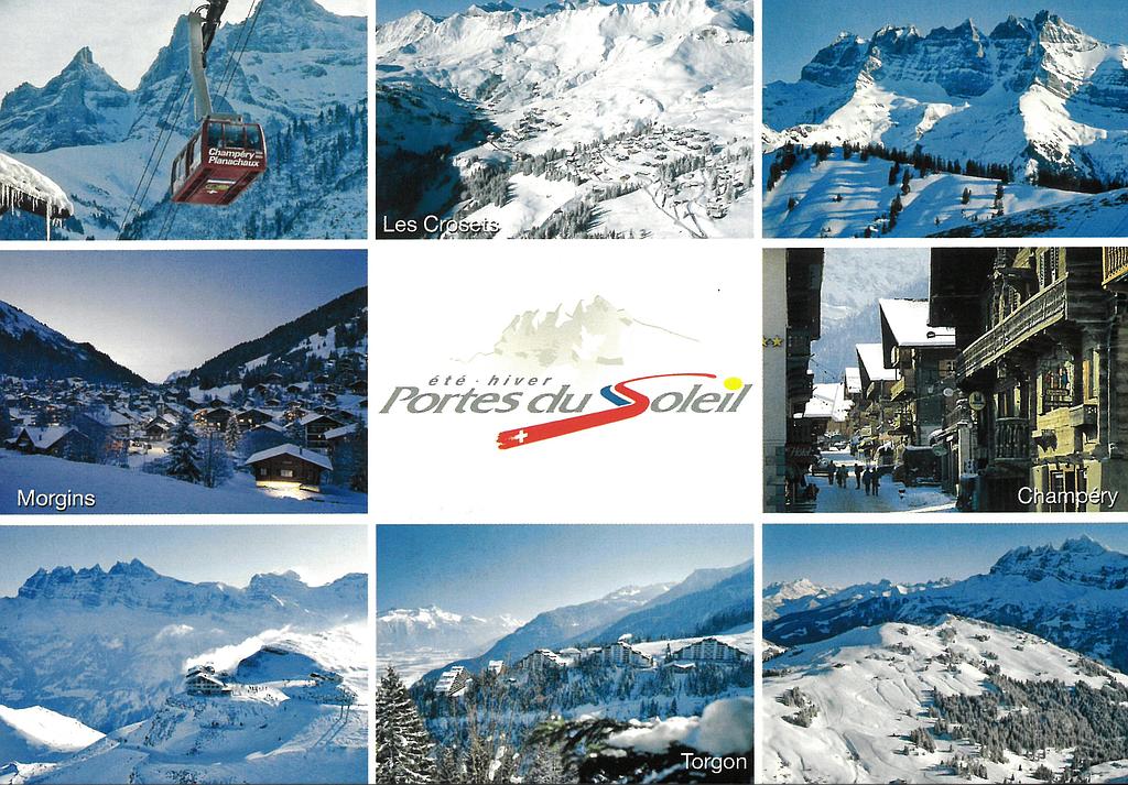 [CP 204462] Postcards 24572 w Portes du Soleil (Champéry, Torgon, Morgins, Les Crosets)