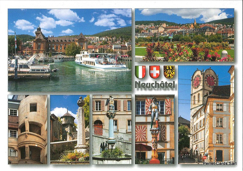 [CP 202977] Postcards 25943 Neuchâtel, vieille ville
