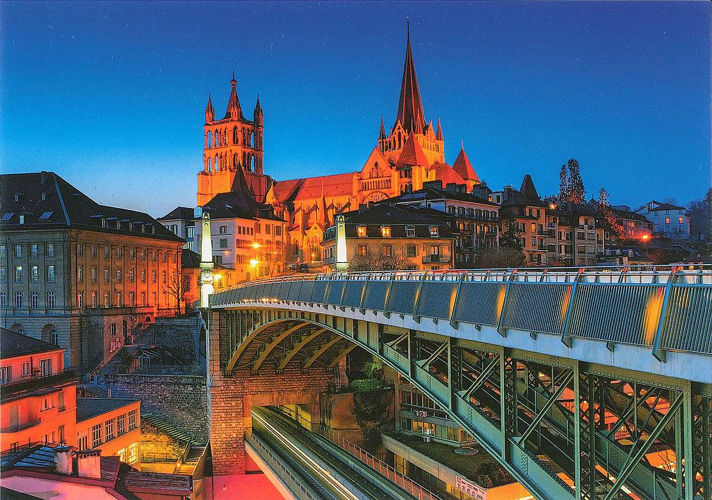 [CP 203563] Postcards 27282 Lausanne (cathédrale)