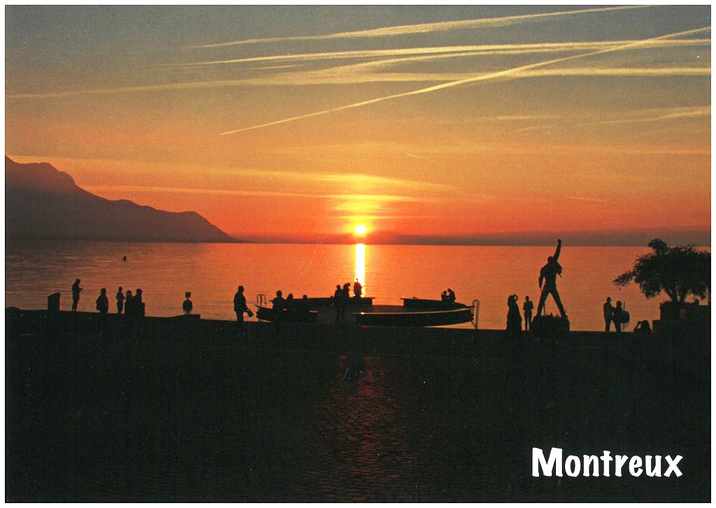 Postcards 27579 Montreux - Statue Freddie Mercury