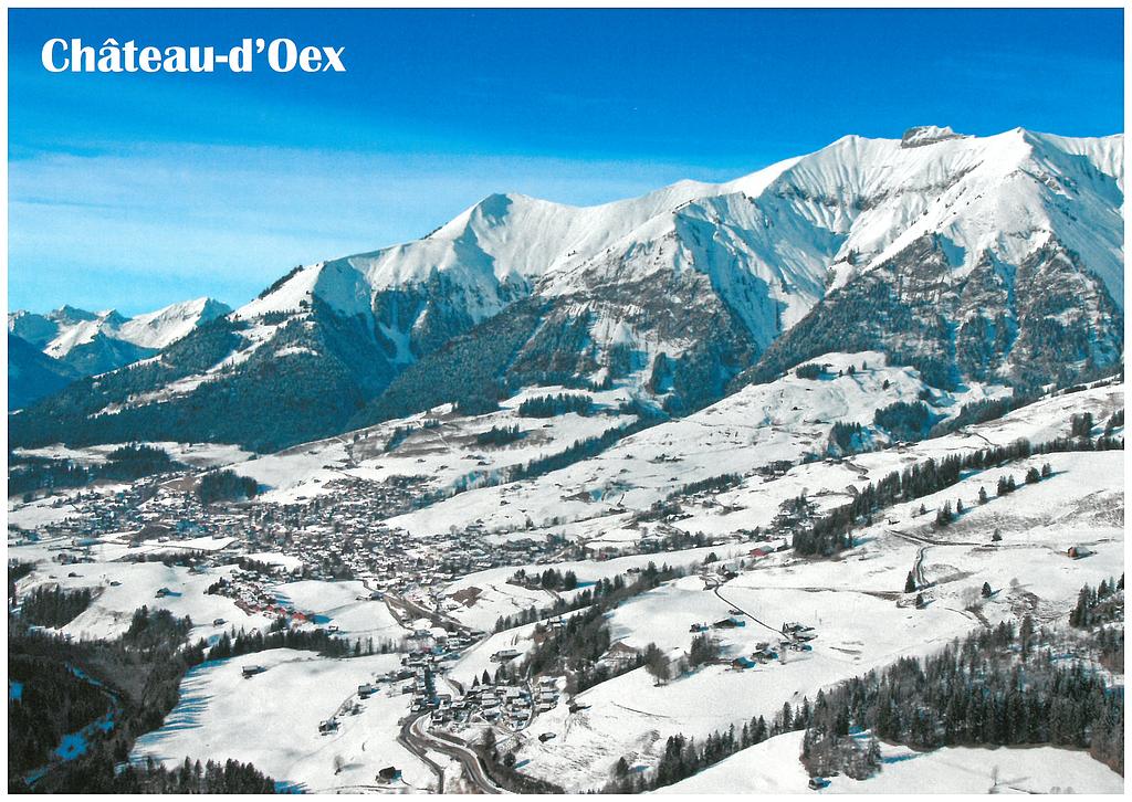 [CP 203306] Postcards 27610 w Château-d'Oex