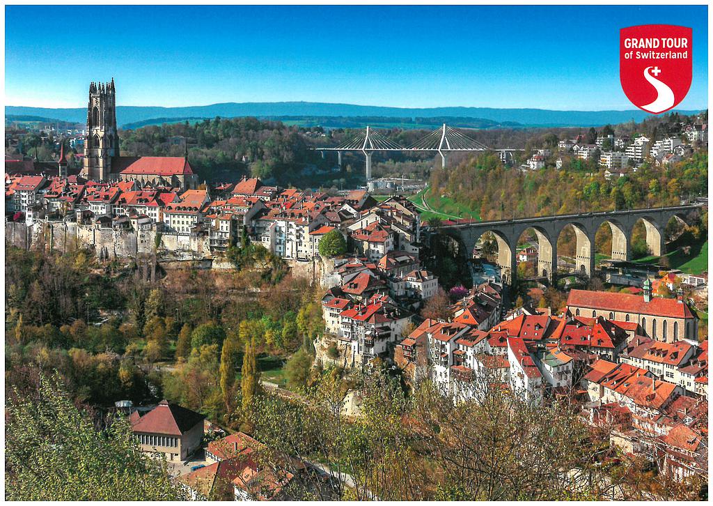 [CP 206011] Postcards 27764 Fribourg Grand Tour