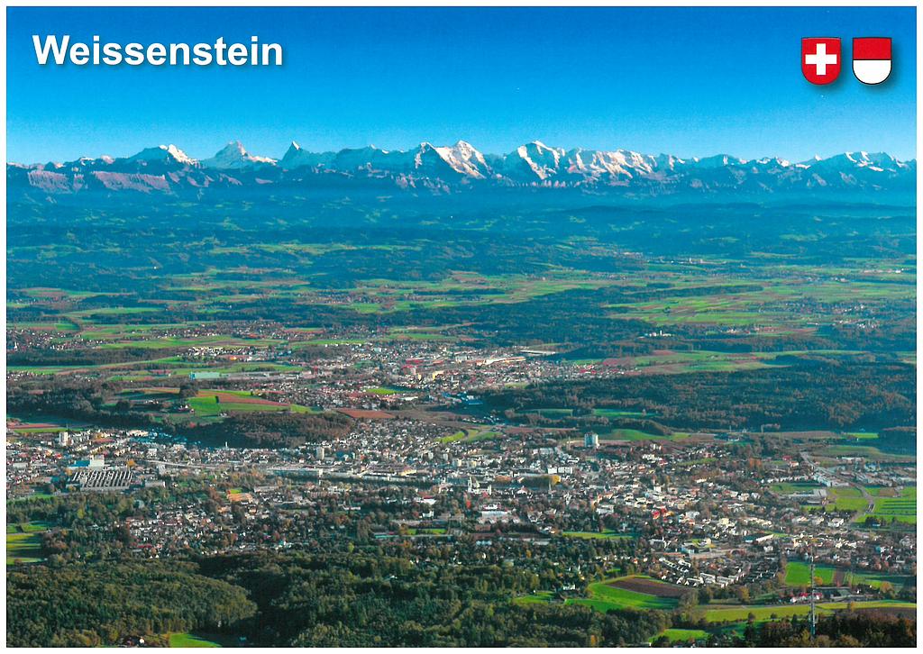 [CP 206204] Postcards 27809 Weissenstein, Blick nach Solothurn