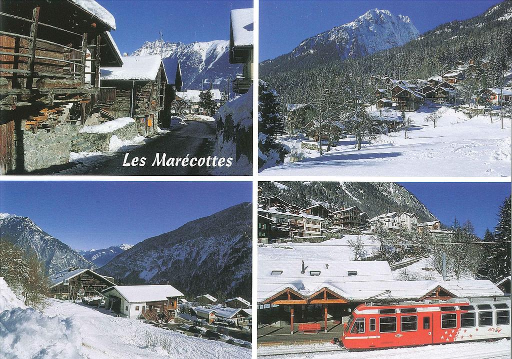[CP 204444] Postcards 28539 w Les Marécottes, Vallée du Trient