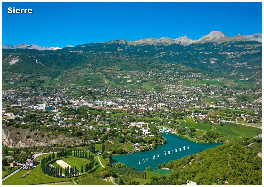 [CP 204841] Postcards 28602 Sierre, lac de Géronde