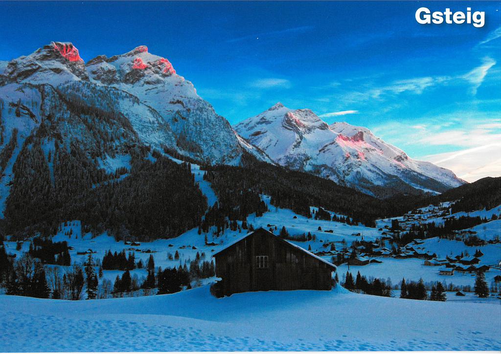 [CP 208835] Postcards 28707 w Gsteig