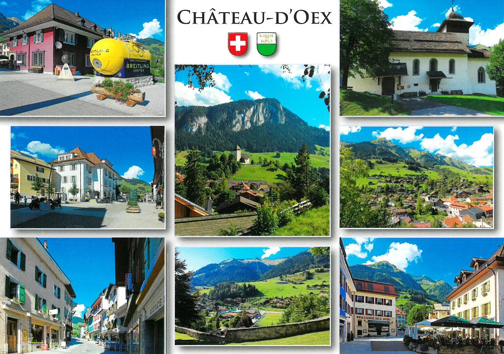 [10CP 203439] Postcards 28893 Château-d'Oex