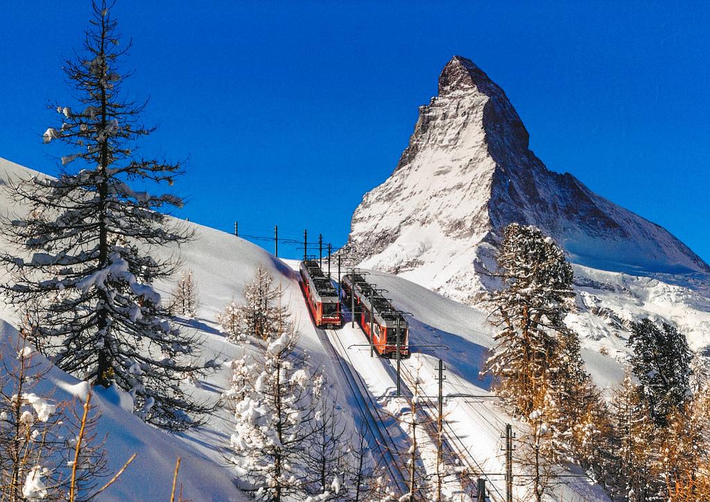 [CP 204636] Postcards 28716 w Cervin Gornergratbahn