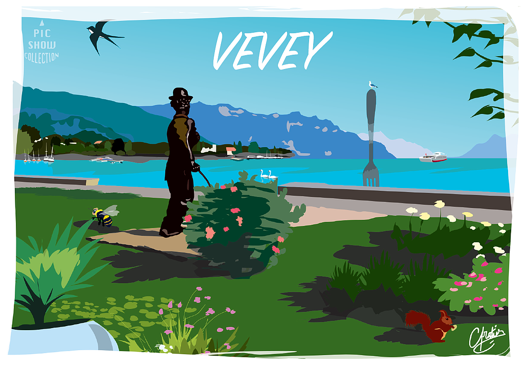 [CP VD114] Postcards Vevey