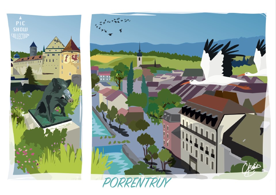 [CP JU104] Postcards Porrentruy