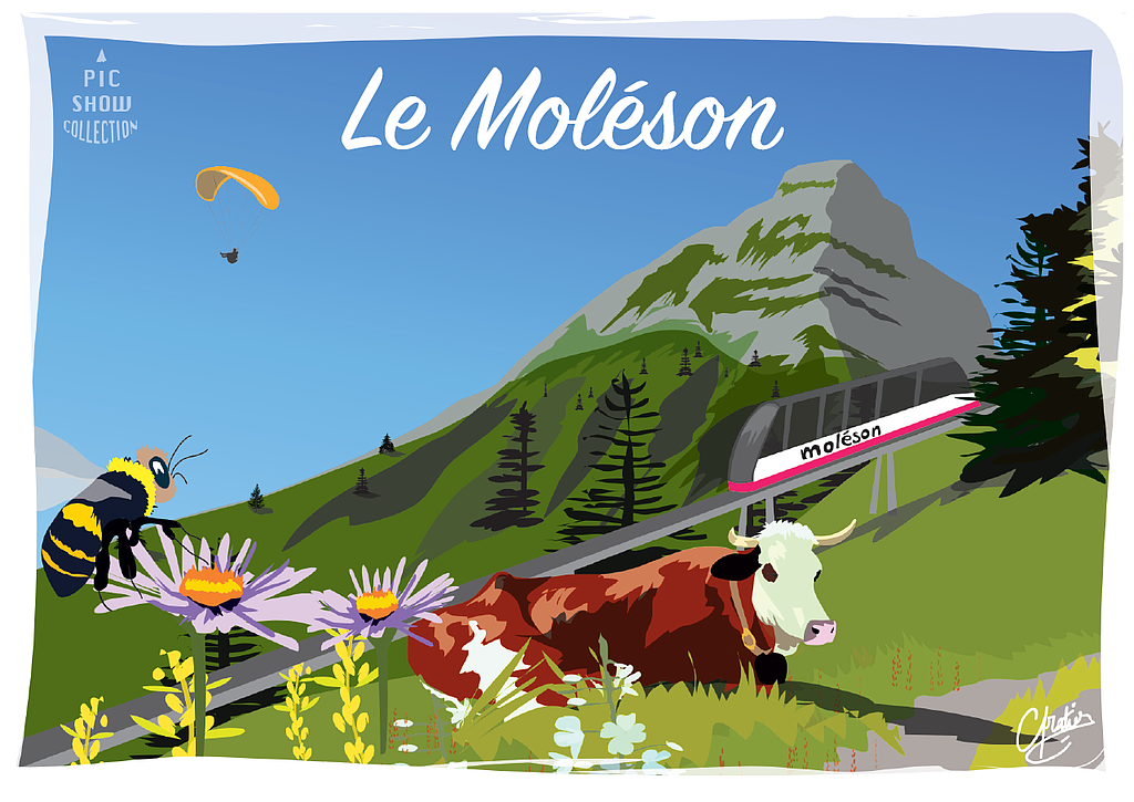 [CP FR110] Postcards Le Moléson