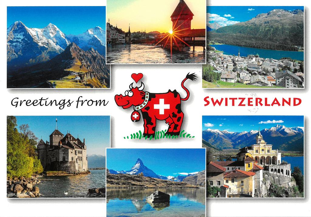[CP 206650] Postcards 29277 Schweiz 'Greetings from Switzerland'