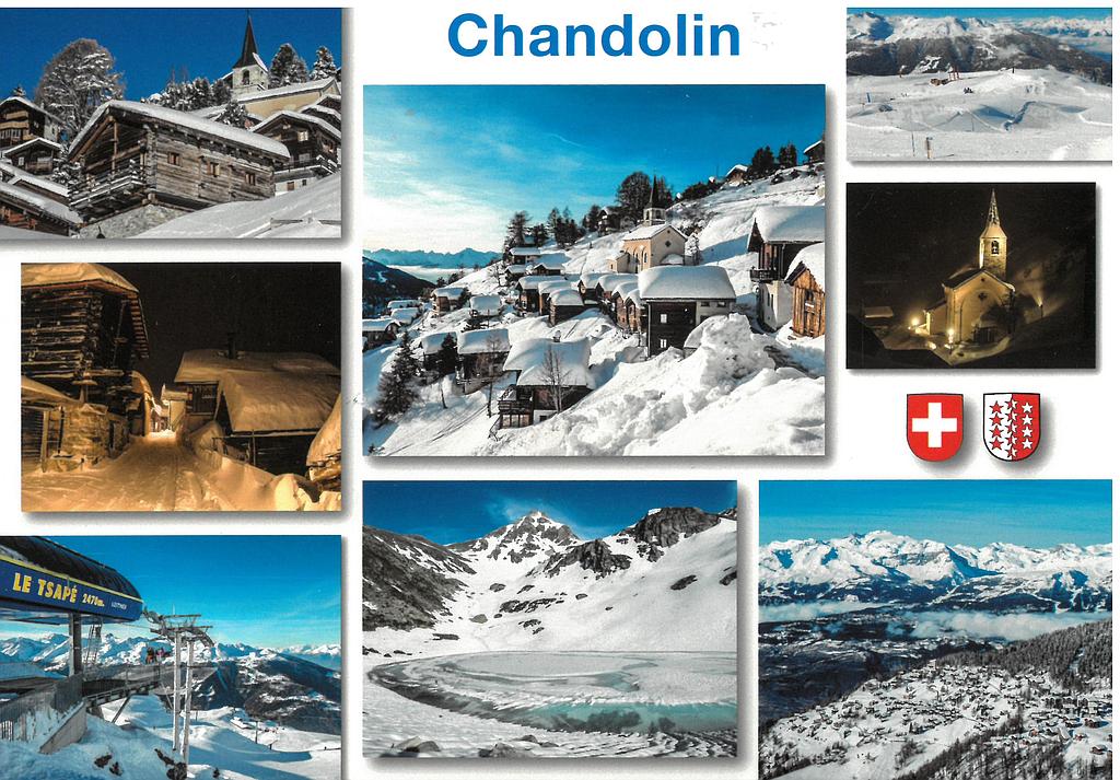 [CP 204529] Postcards 29557w Chandolin VS