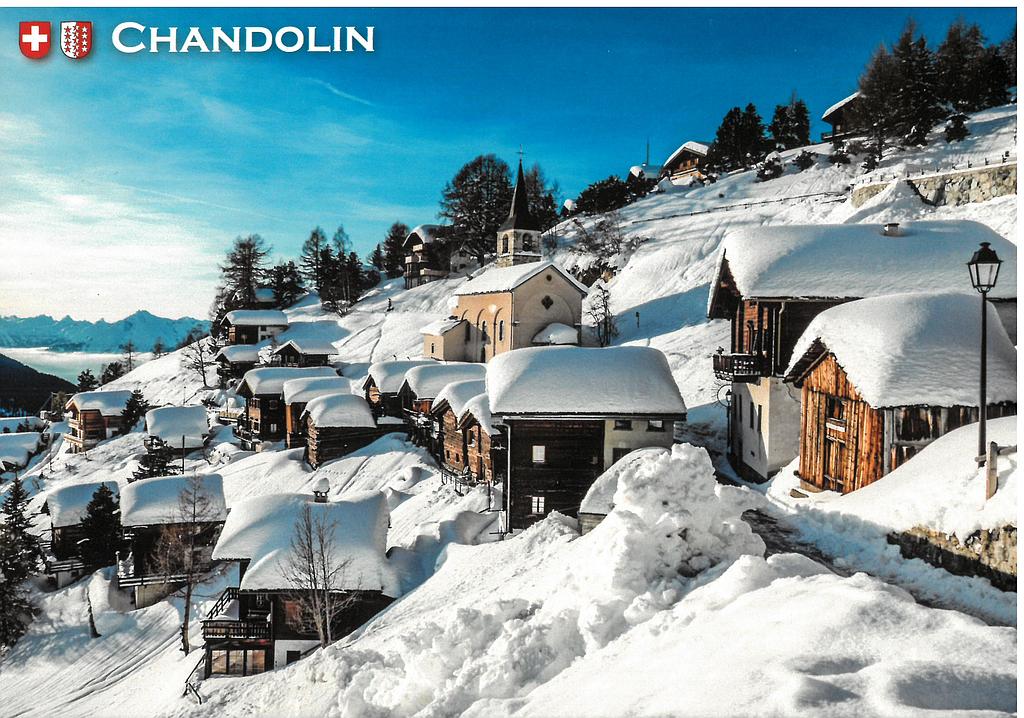 [CP 204527] Postcards 29559w Chandolin VS