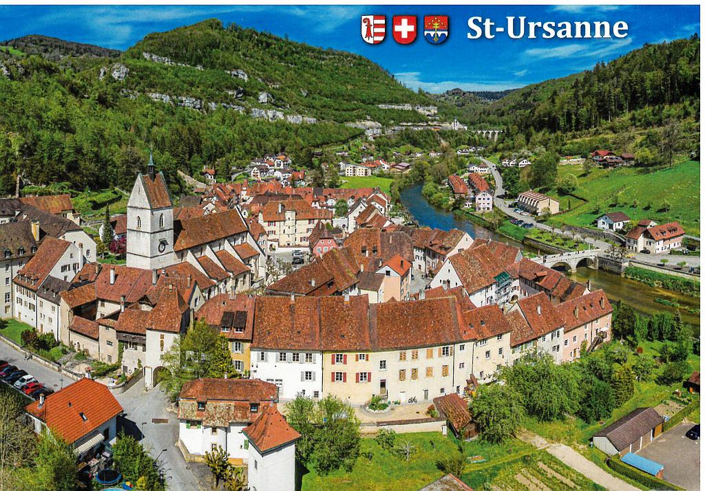 [CP 203000] Postcards 29677 St-Ursanne (Clos du Doubs)