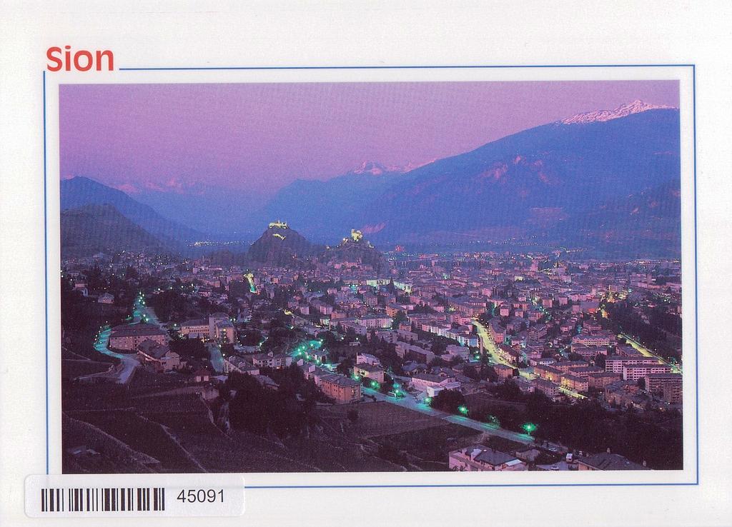 [CP 204664] Postcards 45091 Sion