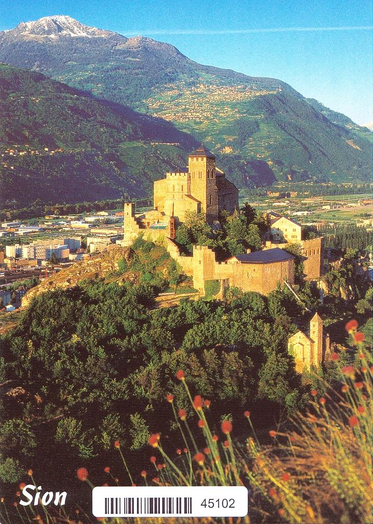 [CP 204470] Postcards 45102 Sion, château de Valère