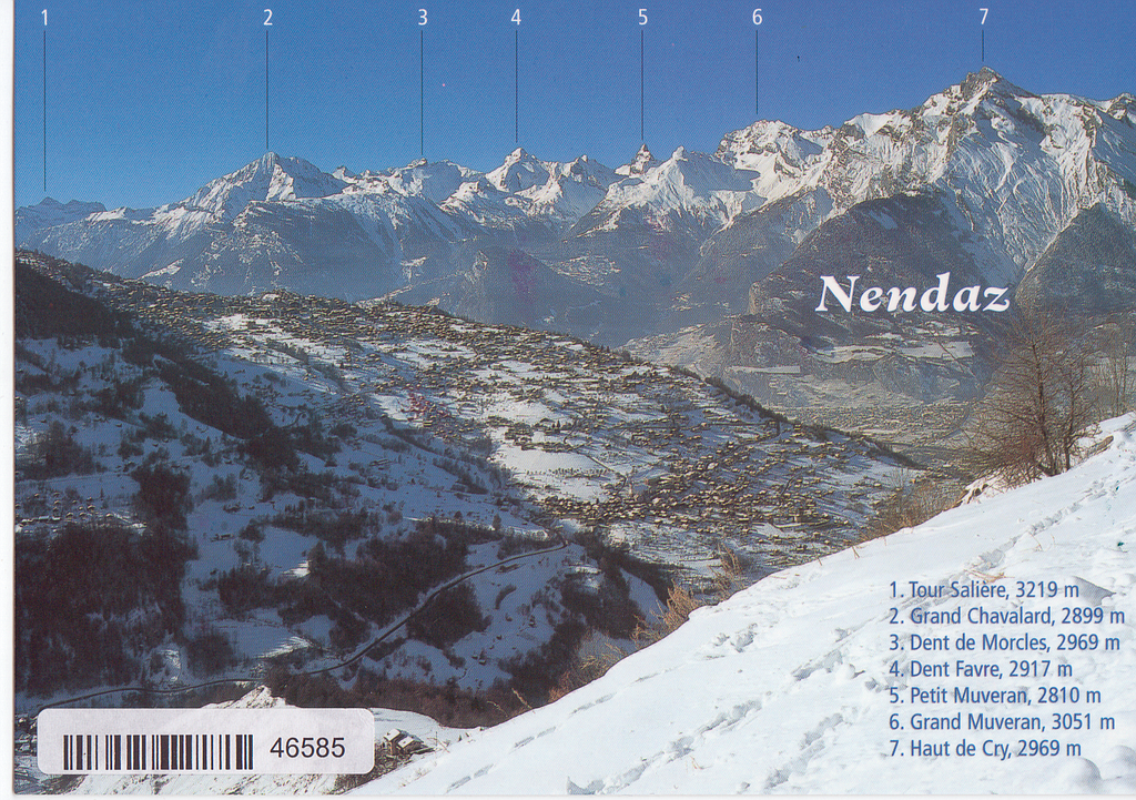 [CP 204372] Postcards 46585 w Nendaz