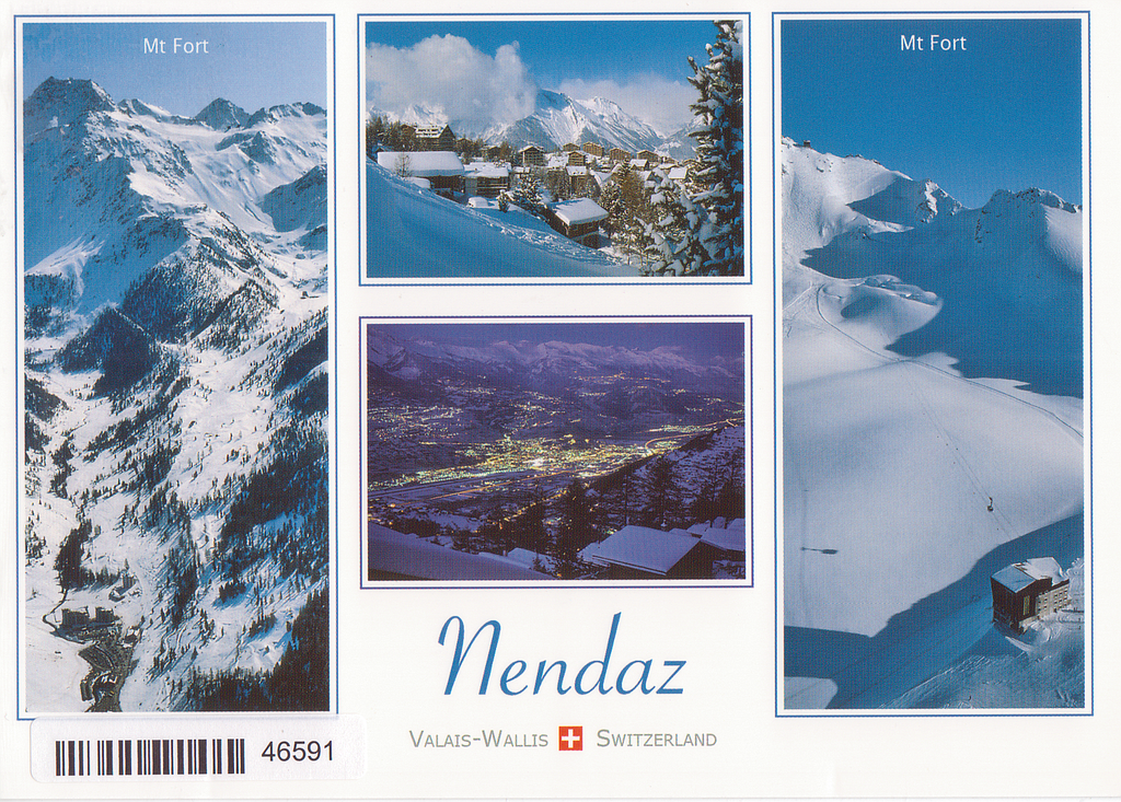 [CP 204371] Postcards 46591 w Nendaz