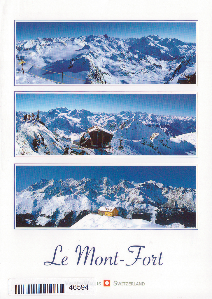 [CP 200891] Postcards 46594 w Mont Fort, 4 Vallées