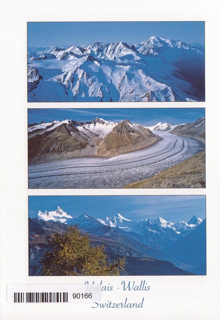 [CP 201112] Postcards 90166 Mont-Blanc