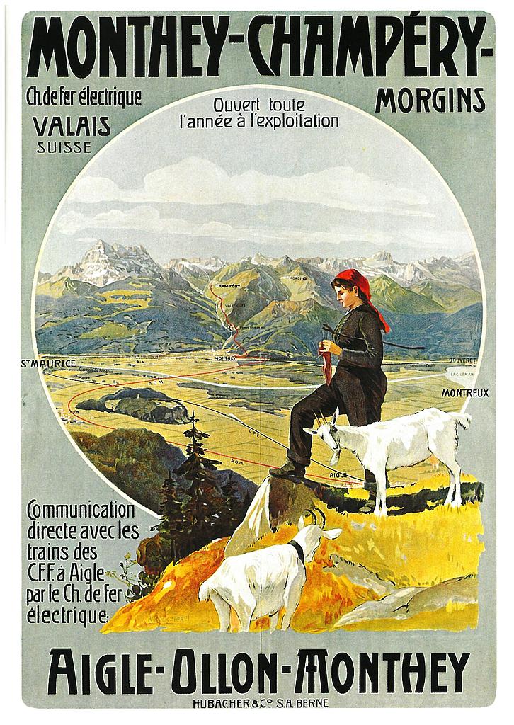 [CP 205262] Postcards A6 Litho 01154 Monthey-Champéry-Morgins