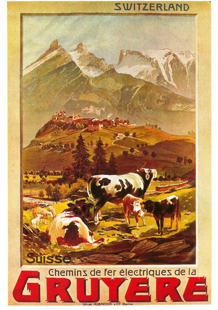 [CP 203101] Postcards A6 Litho 01170 Affiche de la Gruyère