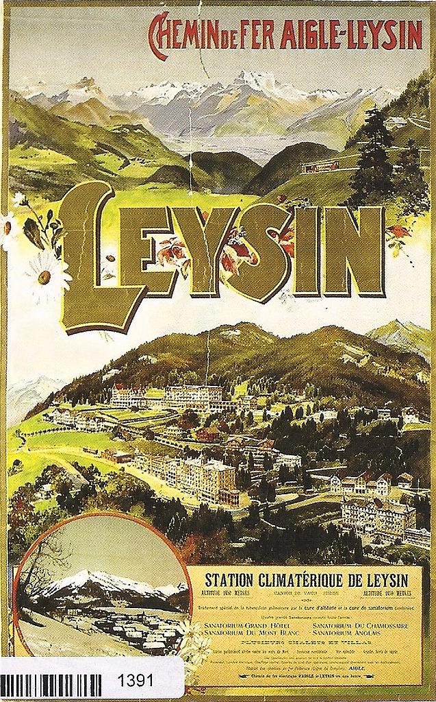 [CP 203648] Postcards A6 Litho 01391 Leysin