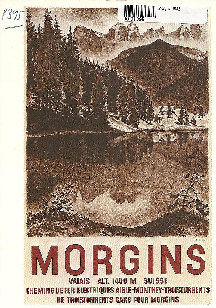 [CP 205234] Postcards A6 Litho 01395 Morgins