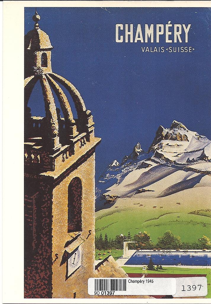 [CP 205256] Postcards A6 Litho 01397 Champéry