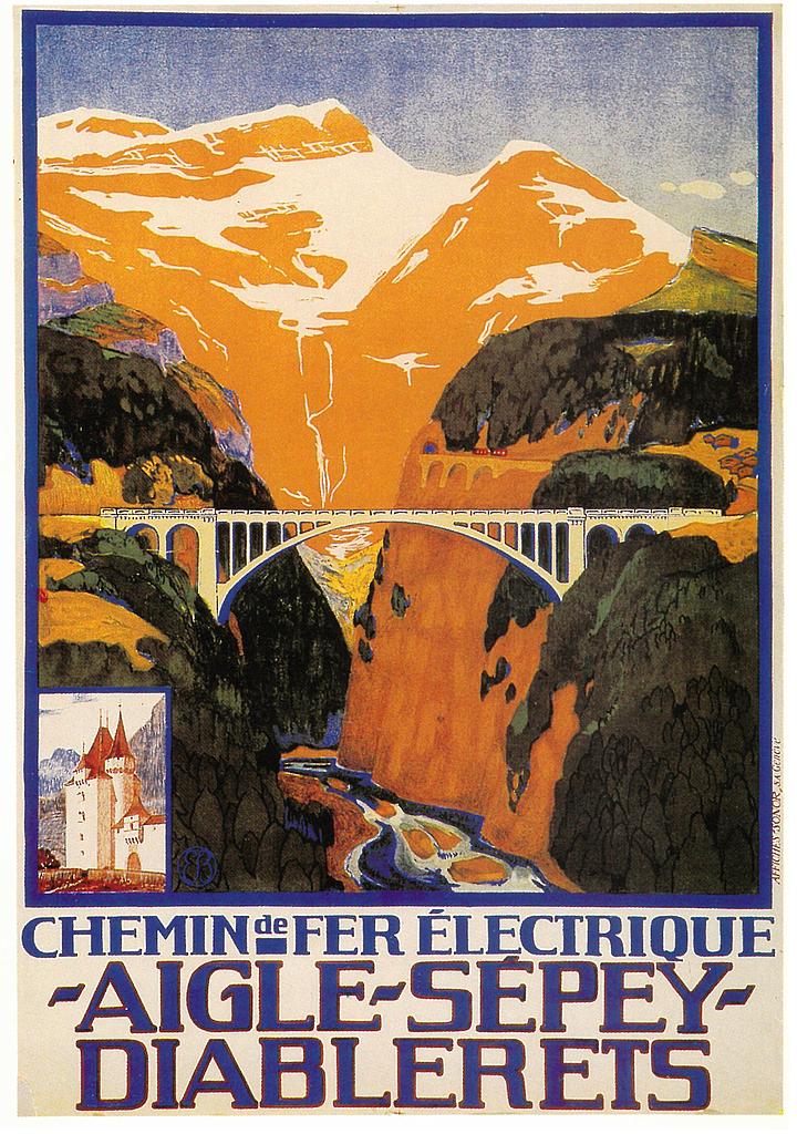 [CP 203647] Postcards A6 Litho 01619 Aigle, Le Sépey, Les Diablerets