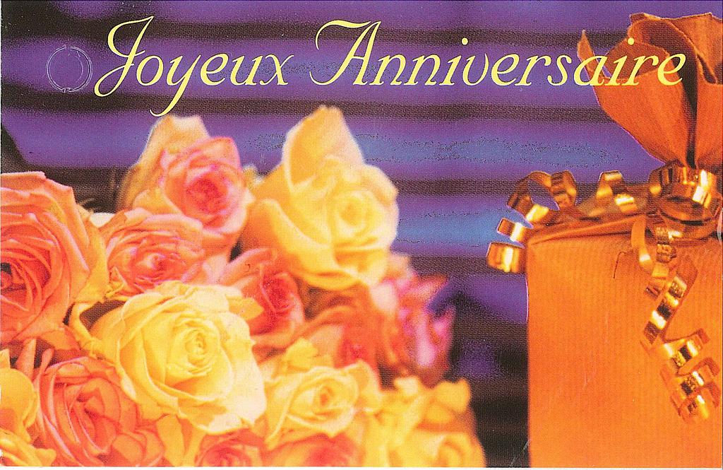 [MN-TE HA 505] Mini cartes simples Anniversaire