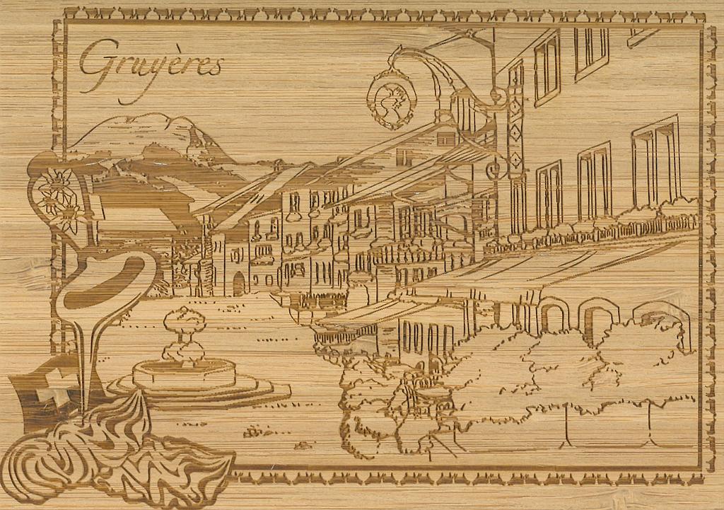 [BZ19008935] Postcards Bambus Gruyères