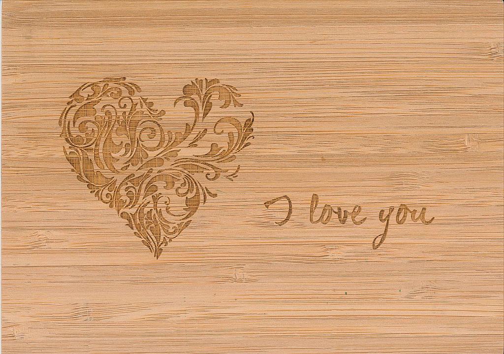 [BZ19008958] Postcards Bambou I love you 27335
