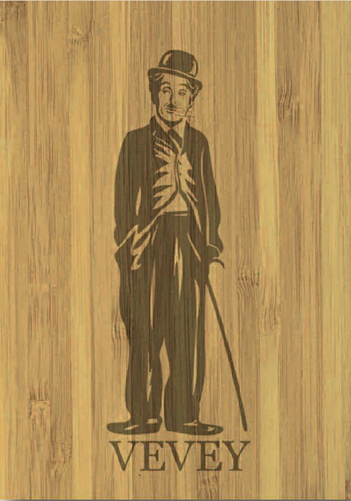 [BZ19008936] Postcards Bambou Vevey Charlie Chaplin 27825