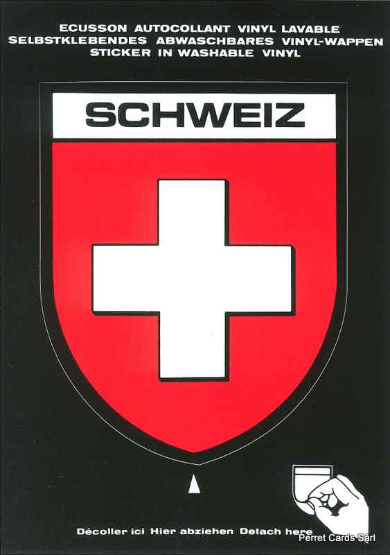 [CP 206805] Postcards SK 201 Stickers SCHWEIZ