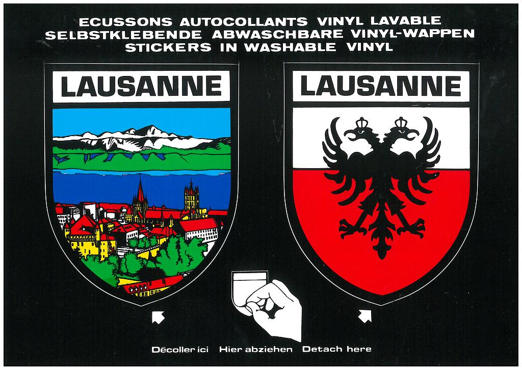[CP 203690] Postcards SK 236 Sticker Lausanne