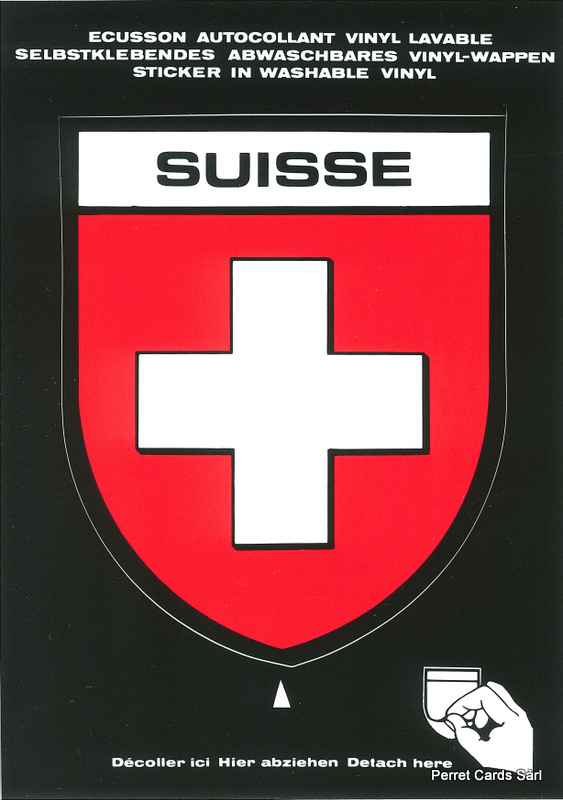 [CP 206808] Postcards SK 245 Stickers SUISSE