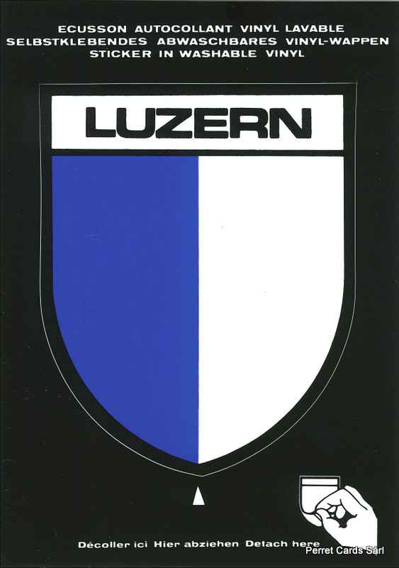 [CP 208212] Postcards SK 248 Stickers LUZERN