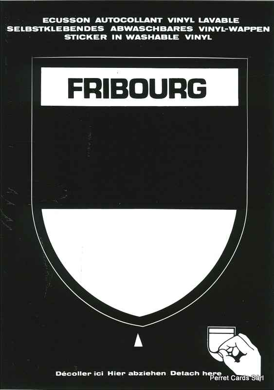 [CP 206106] Postcards SK 255 Stickers FRIBOURG