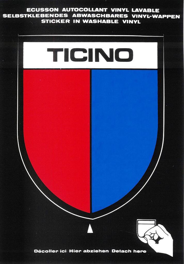 [CP 205886] Postcards SK 266 Stickers TICINO (Tessin)