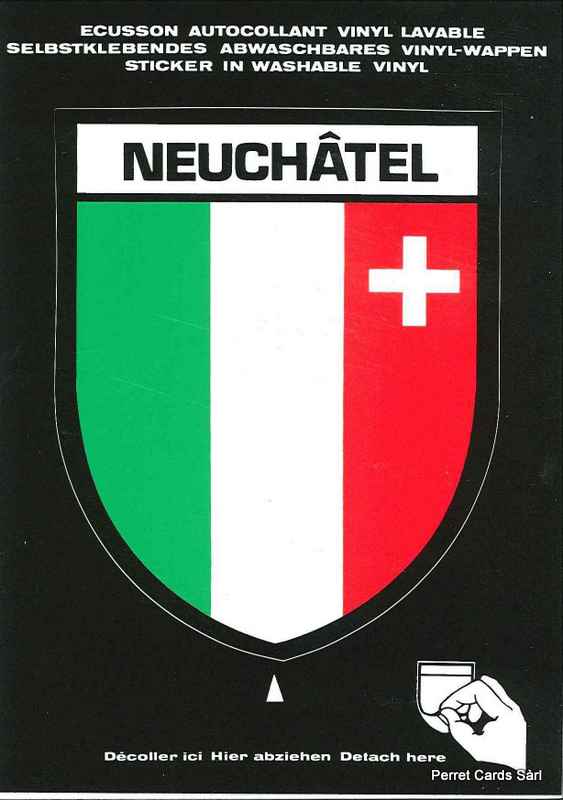 [CP 203012] Postcards SK 269 Stickers NEUCHÂTEL