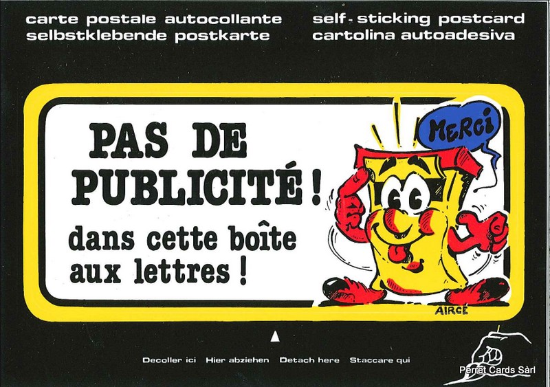 [CP 206822] Postcards SK 271 Stickers PAS DE PUBLICITÉ !