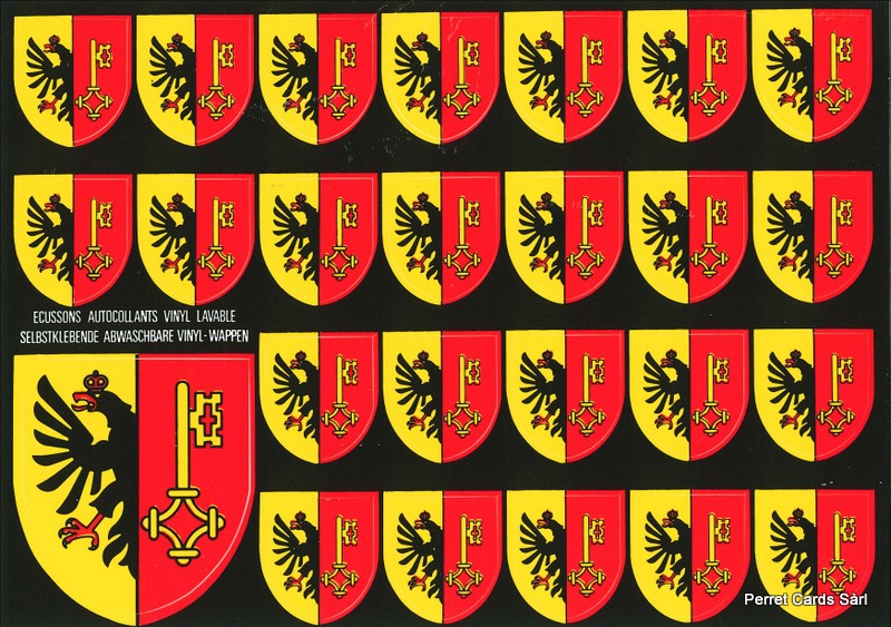 [CP 203795] Postcards SK 276 Stickers Genève