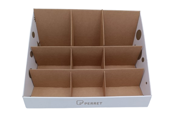 [Roosstar] Présentoir de comptoir 9 cases pour cartes standard