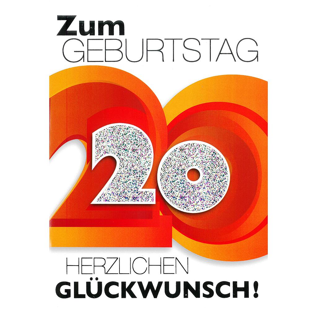[FZ 522043-20] Karte 20. Geb. Fixzahlen