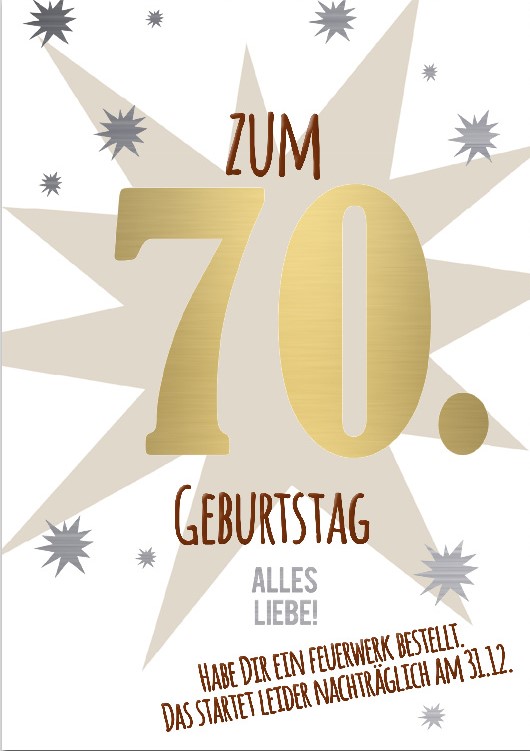 [FZ UK-34118-70] Karte 70. Geb. Fixzahlen