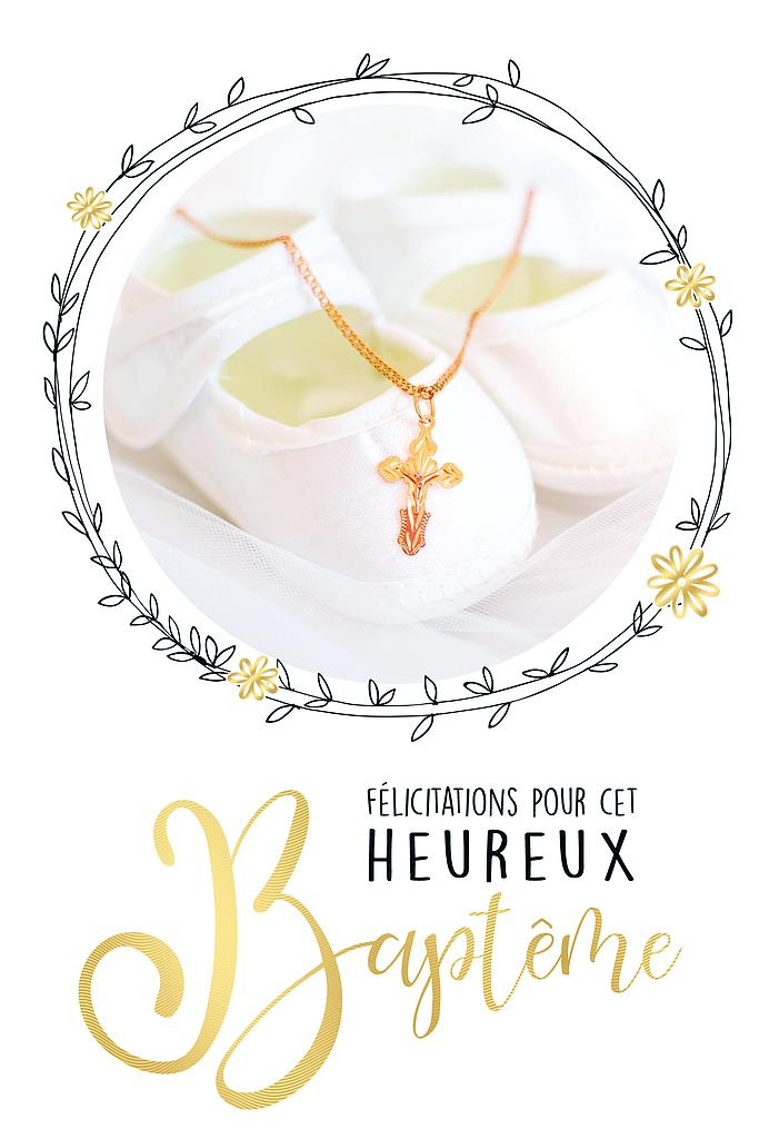 [BP 522401] Carte Baptême