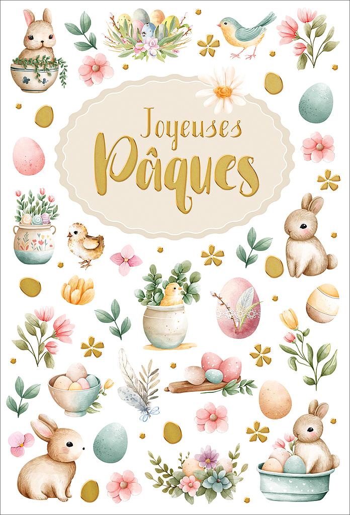 [PQ 524601-2] Carte Pâques